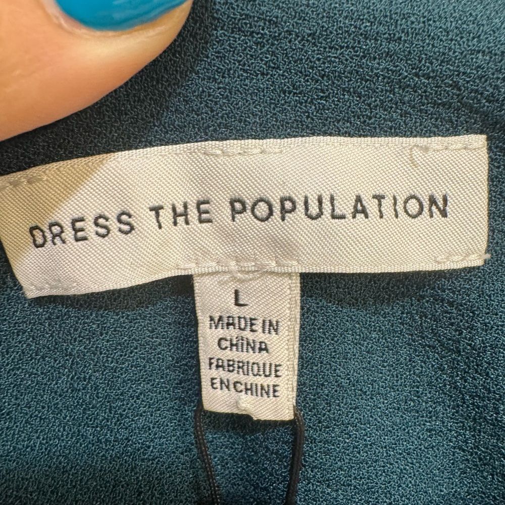 Dress the Population Pine Green Sweetheart Sheath Dress – Size Large – NWT - Picture 6 of 9